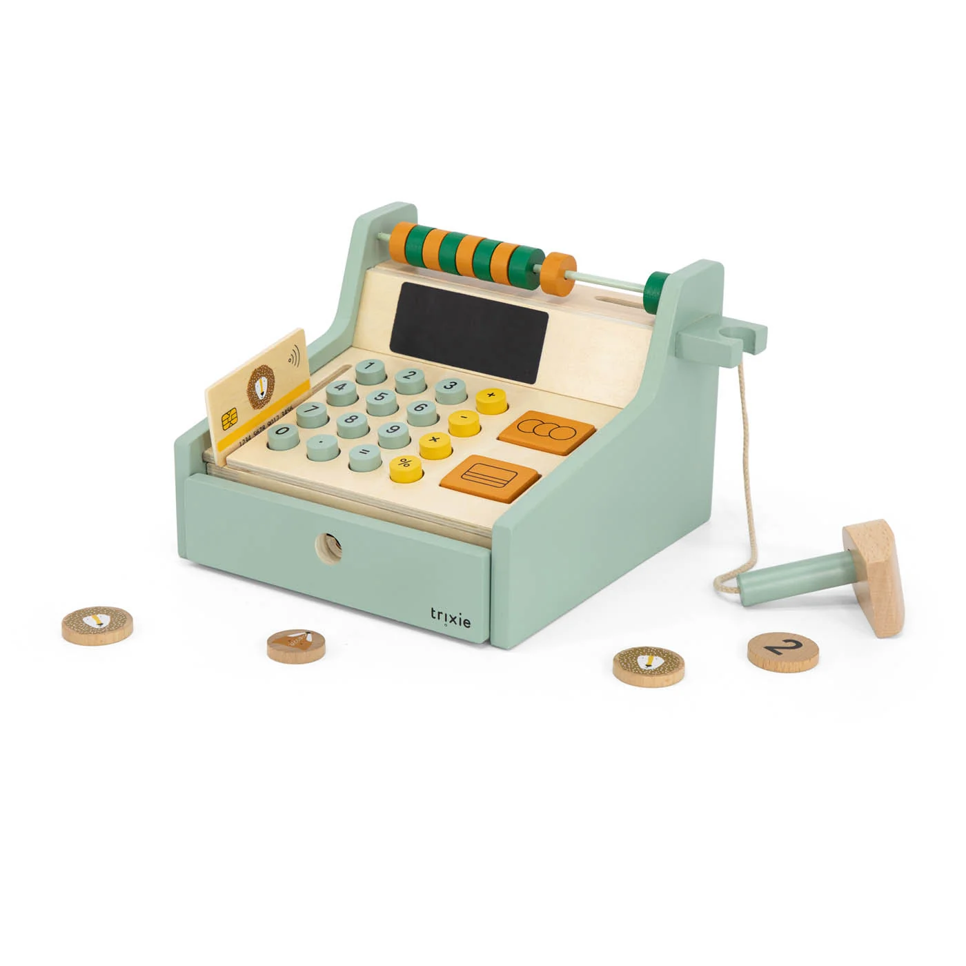 Wooden cash recister