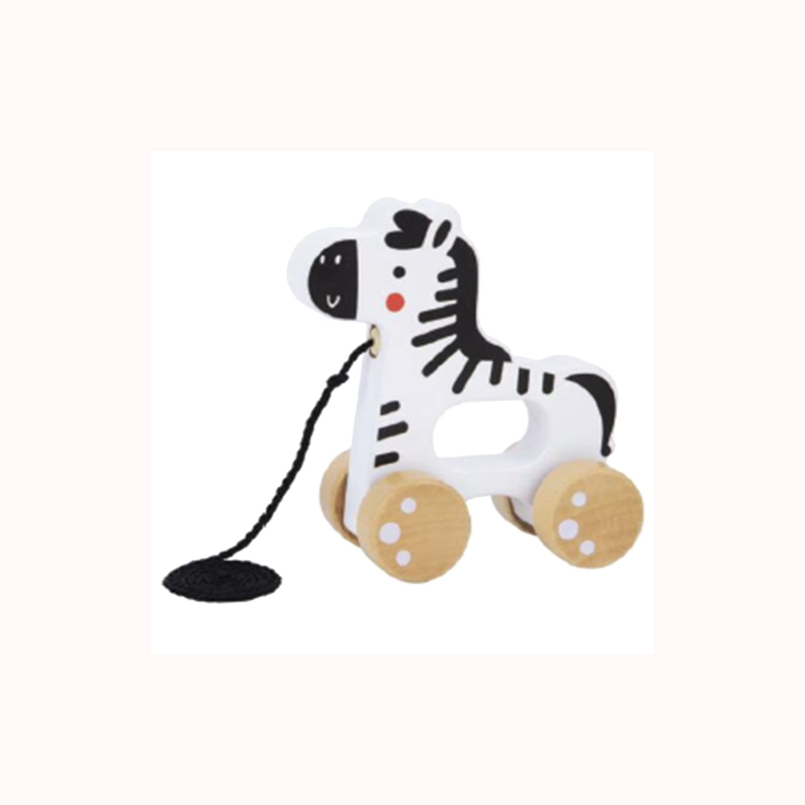 Zebra tërheqëse prej Druri për Fëmijë, pamja 1