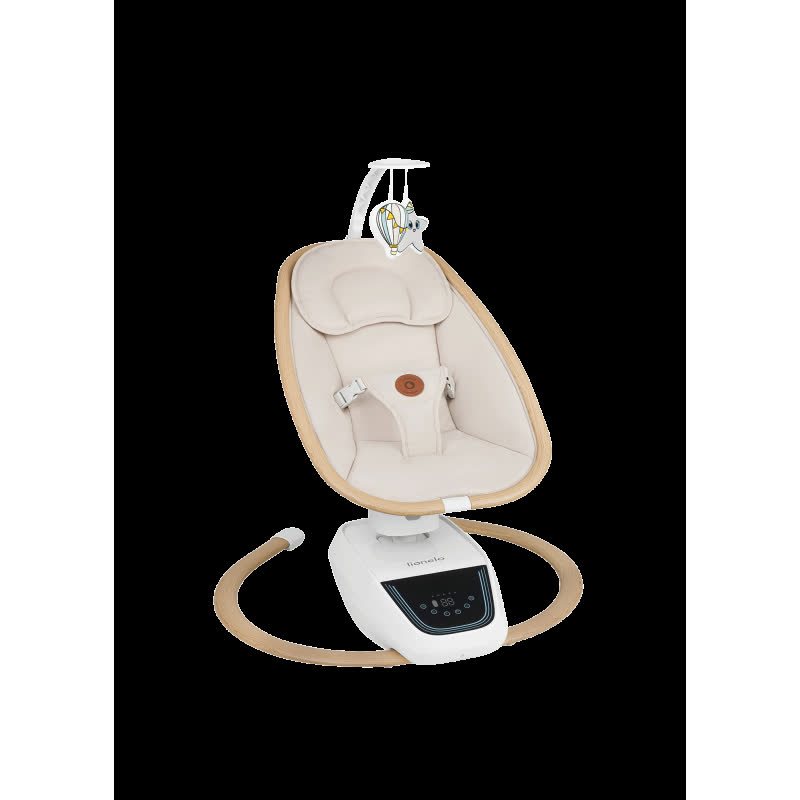 Lionelo Olivia Beige Natural – Luhatëse elektrike për bebe, foto 1