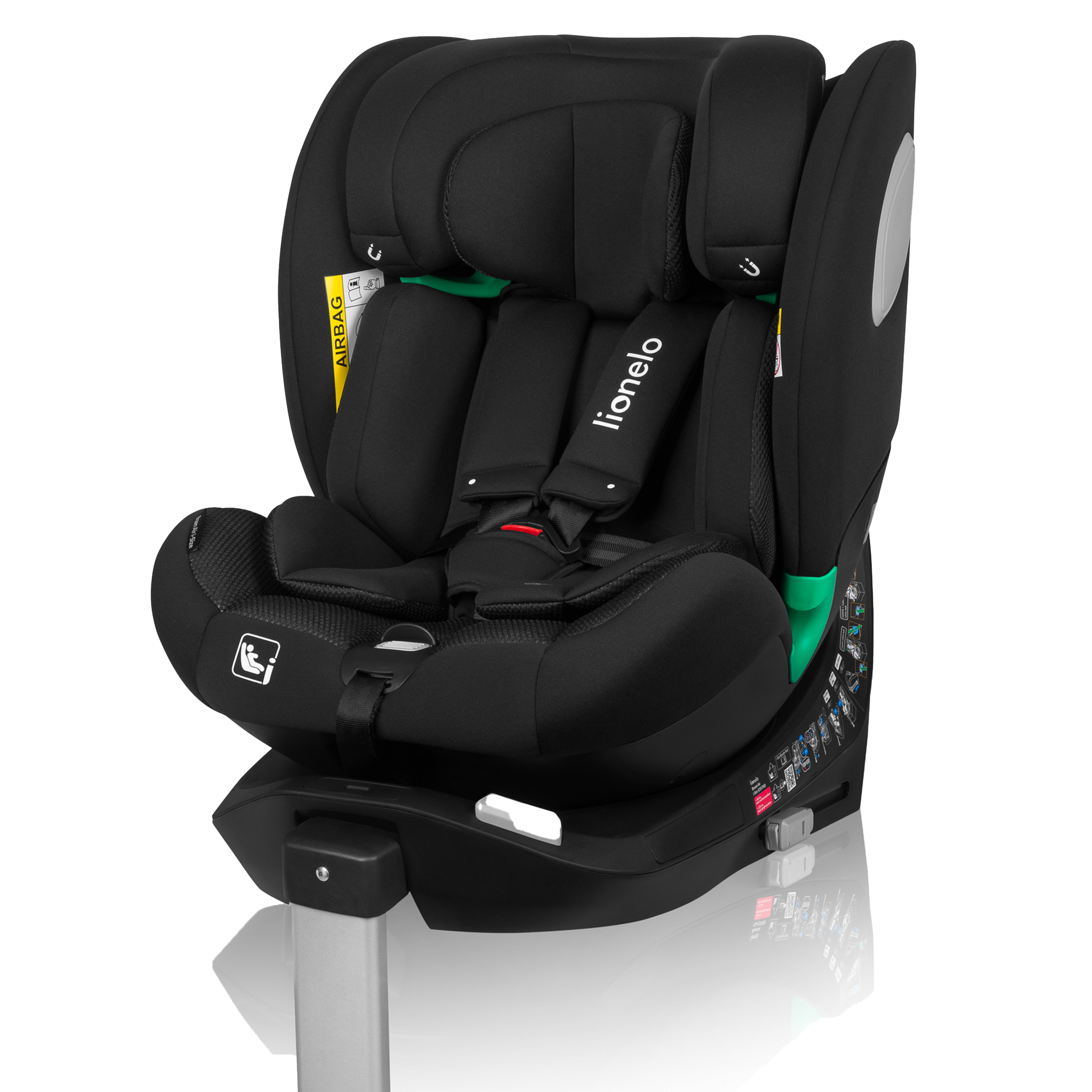 Lionelo Braam Air i‑Size Black Carbon